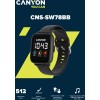Смарт-часы CANYON Salt SW-78 черный (cns-sw78bb)