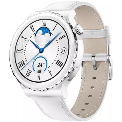 Смарт-часы HUAWEI Watch GT 3 Pro Frigga-B19V белый/серебристый (55028857)
