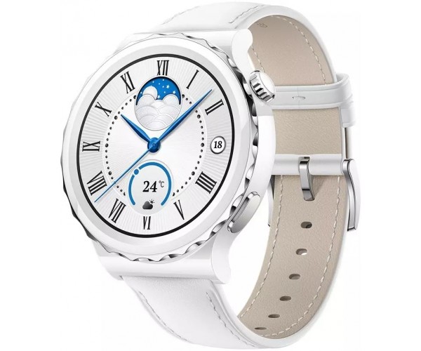 Смарт-часы HUAWEI Watch GT 3 Pro Frigga-B19V белый/серебристый (55028857)