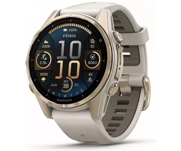 Смарт-часы GARMIN Fenix 8 золотистый (010-02903-11)