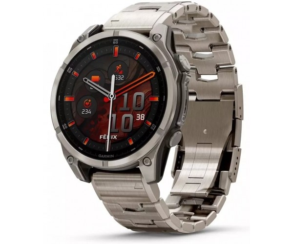 Смарт-часы GARMIN Fenix fenix 8 47mm серый (010-02904-40)