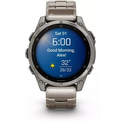 Смарт-часы GARMIN Fenix fenix 8 47mm серый (010-02904-40)