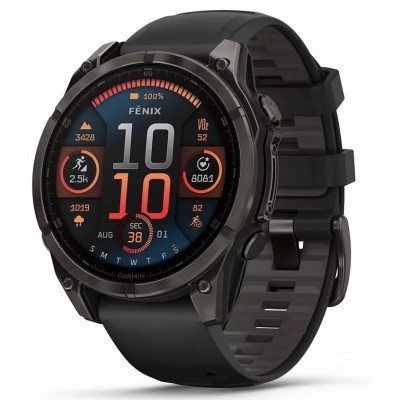 Смарт-часы GARMIN Fenix 8 черный (010-02904-21)