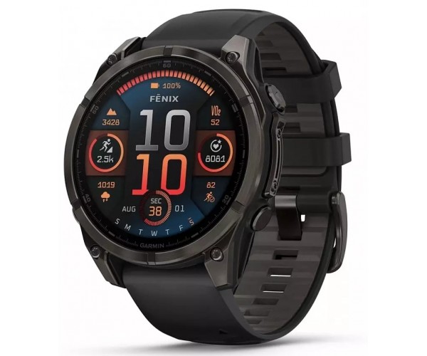 Смарт-часы GARMIN Fenix 8 черный (010-02904-21)
