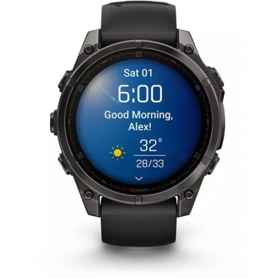 Смарт-часы GARMIN Fenix 8 черный (010-02904-21)