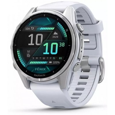 Смарт-часы GARMIN Fenix 8 серебристый (010-02903-00)