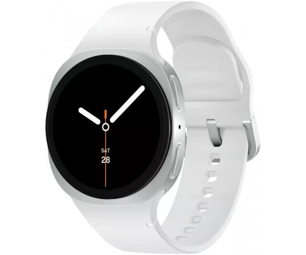 Смарт-часы SAMSUNG Galaxy Watch 8 LTE Watch 8 серебристый (sm-l325fzsacau)