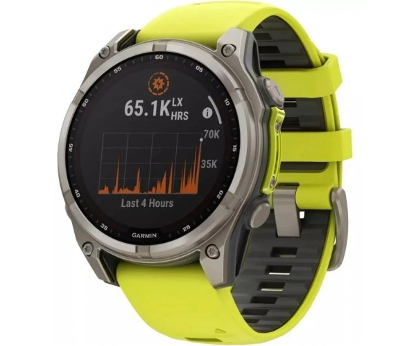 Смарт-часы GARMIN Fenix 8 Solar серебристый (010-02907-21)