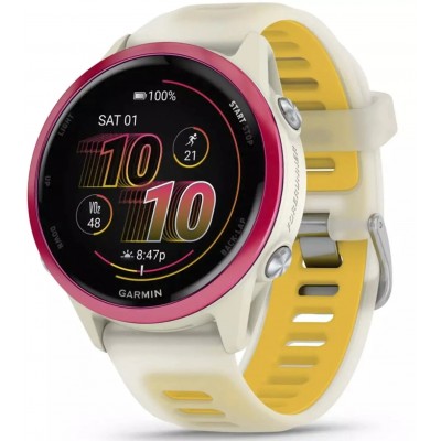 Смарт-часы GARMIN Forerunner 570 белый/розовый (010-02970-02)