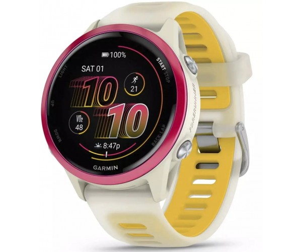 Смарт-часы GARMIN Forerunner 570 белый/розовый (010-02970-02)