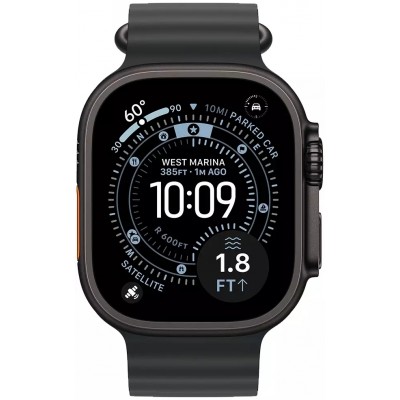 Смарт-часы APPLE Watch Ultra 3 2025 A3281 черный титан (mf0j4lw/a)