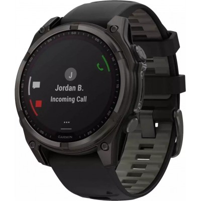 Смарт-часы GARMIN Fenix 8 Solar Sapphire серый (010-02906-11)