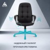Кресло руководителя Бюрократ CH 002, обивка: экокожа, цвет: черный (CH 002 BLACK)