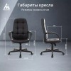 Кресло руководителя Бюрократ CH 002, обивка: экокожа, цвет: черный (CH 002 BLACK)