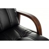 Кресло Бюрократ T-9932W-CF-Eco, обивка: экокожа, цвет: черный (T-9932W-CF/ECO-B)