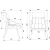 Кресло Бюрократ T-9932W-CF-Eco, обивка: экокожа, цвет: черный (T-9932W-CF/ECO-B)