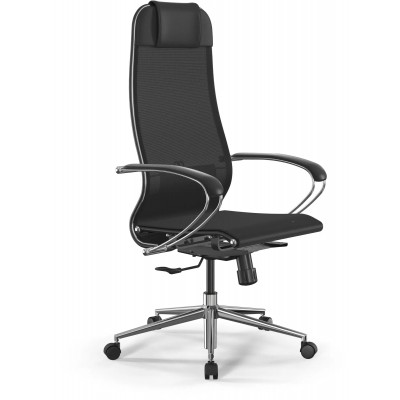 Кресло Метта ErgoLife Set 4, обивка: сетка, цвет: черный/черный (Z316738977)