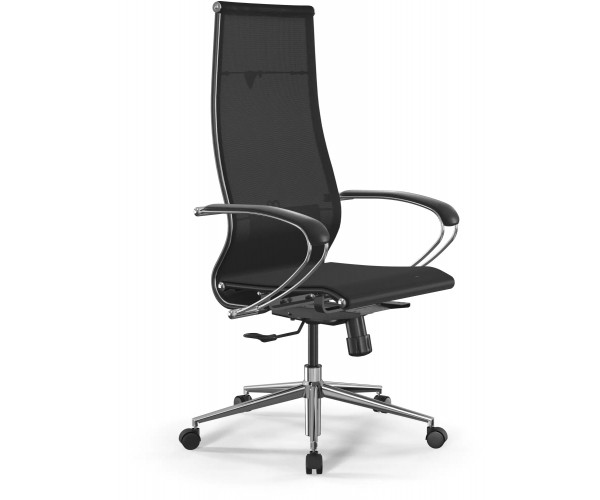 Кресло Метта ErgoLife Set 7, обивка: сетка, цвет: черный/черный (Z316738281)