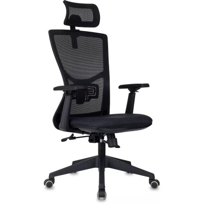 Кресло Бюрократ MC-811-H, обивка: сетка/ткань, цвет: черный (MC-811-H/BLACK)