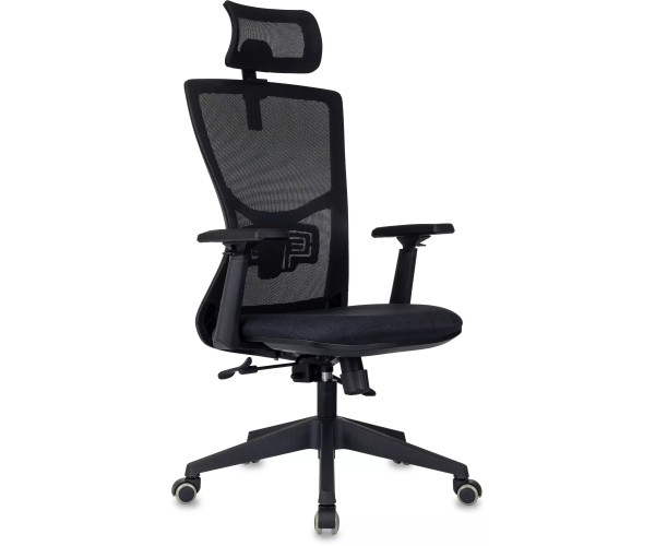 Кресло Бюрократ MC-811-H, обивка: сетка/ткань, цвет: черный (MC-811-H/BLACK)