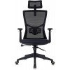Кресло Бюрократ MC-811-H, обивка: сетка/ткань, цвет: черный (MC-811-H/BLACK)