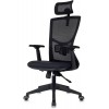 Кресло Бюрократ MC-811-H, обивка: сетка/ткань, цвет: черный (MC-811-H/BLACK)