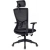Кресло Бюрократ MC-811-H, обивка: сетка/ткань, цвет: черный (MC-811-H/BLACK)
