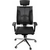 Кресло руководителя Метта Yoga Spine Triumph L2 (M06), обивка: сетка/экокожа, цвет: черный/черный (ZD5.50.15.92)
