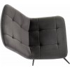 Стул Domfy DK CHILLY, обивка: ткань, цвет: темно-серый, каркас: металл (dk-chilly_1/hl18_4)