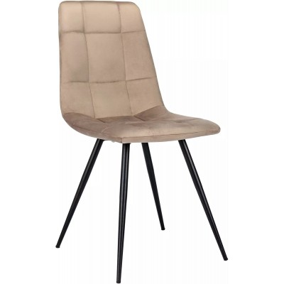Стул Domfy DK Chilly 4, обивка: ткань, цвет: бежевый, каркас: металл (dk-chilly_1/it5_4)