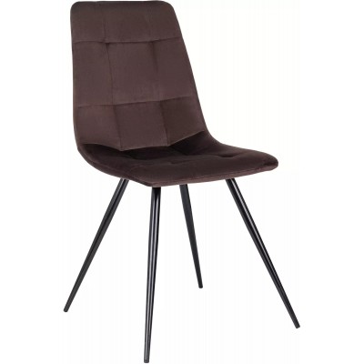 Стул Domfy DK Chilly 4, обивка: ткань, цвет: коричневый, каркас: металл (dk-chilly_1/it6_4)