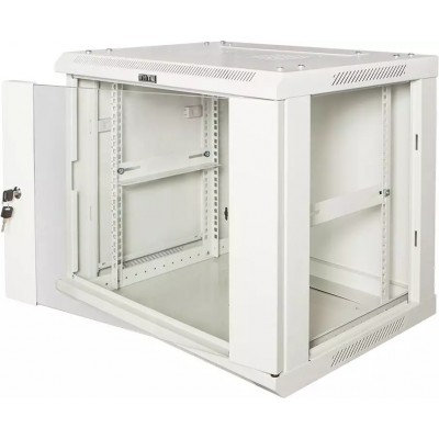 Шкаф коммутационный Lanmaster Pro TWT-CBWPG-12U-6X8-GY 12U серый