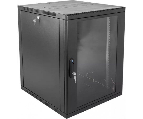 Шкаф коммутационный ЦМО ШРН-15.650-9005 15U черный