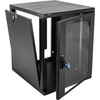 Шкаф коммутационный ЦМО ШРН-15.650-9005 15U черный