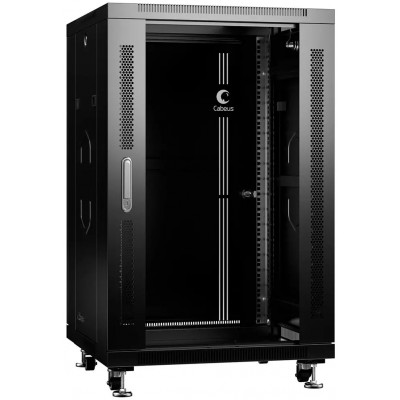 Шкаф коммутационный Cabeus SH-05C-18U60/60-BK 12U черный