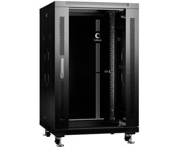 Шкаф коммутационный Cabeus SH-05C-18U60/60-BK 12U черный