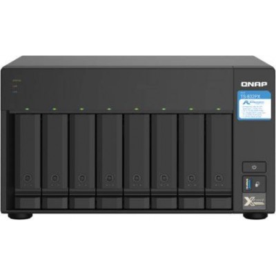 Сетевое хранилище NAS Qnap TS-832PX-4G черный