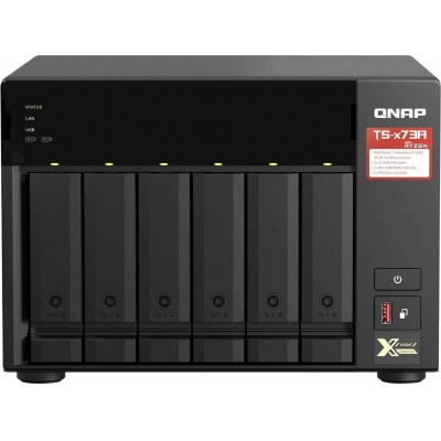 Сетевое хранилище NAS Qnap TS-673A-8G черный