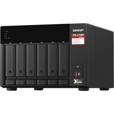 Сетевое хранилище NAS Qnap TS-673A-8G черный