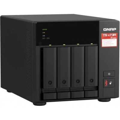Сетевое хранилище NAS Qnap TS-473A-8G черный