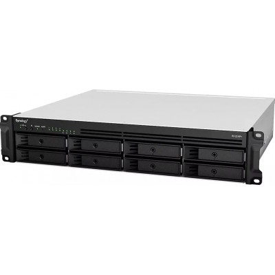 Сетевое хранилище NAS Synology RS1221RP+ черный