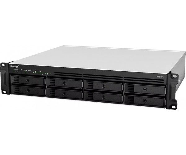 Сетевое хранилище NAS Synology RS1221RP+ черный