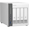 Сетевое хранилище NAS Qnap D4 (Rev. C) белый