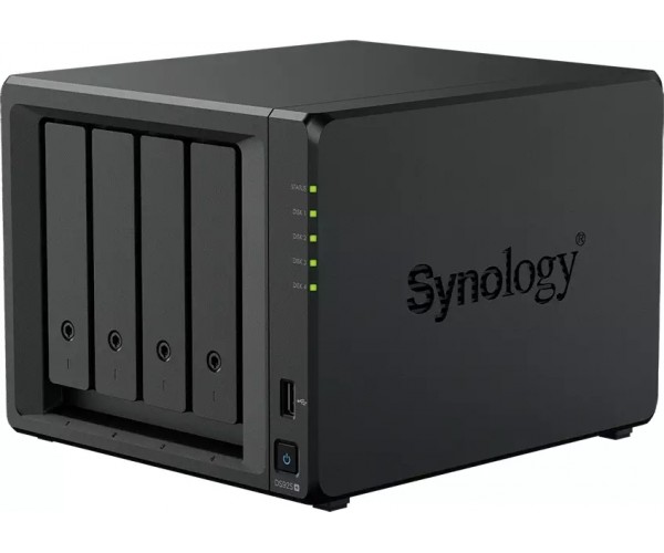 Сетевое хранилище NAS Synology DS925+ черный