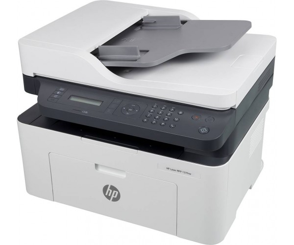 МФУ HP Laser 137fnw белый/серый (4zb84a)
