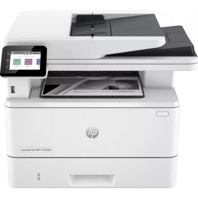 МФУ HP LaserJet Pro 4103dw белый (2z627a)