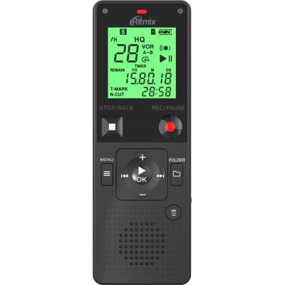 Диктофон 16Gb Ritmix RR-820 черный (80002750)