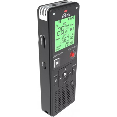 Диктофон 16Gb Ritmix RR-820 черный (80002750)
