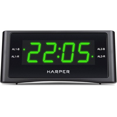Радиобудильник Harper HCLK-1006 черный