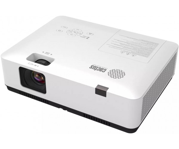 Проектор Cactus CS-S1.WT, 1024х768, 15000:1, 54400lm, белый